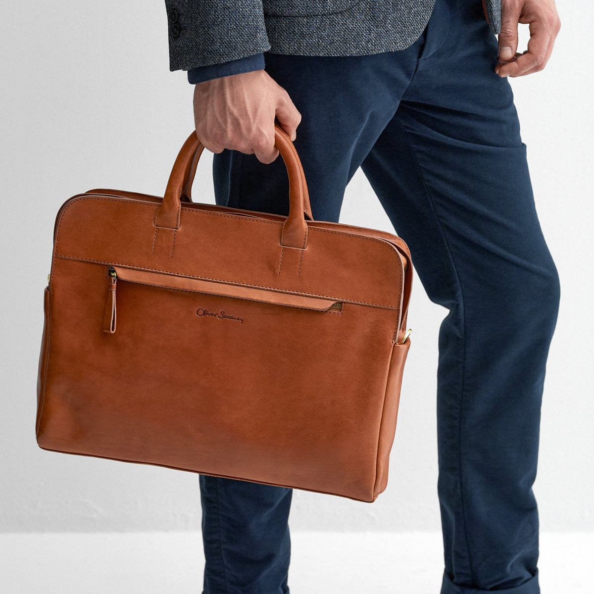 Oliver Sweeney Mens Kella Holdall - Tan