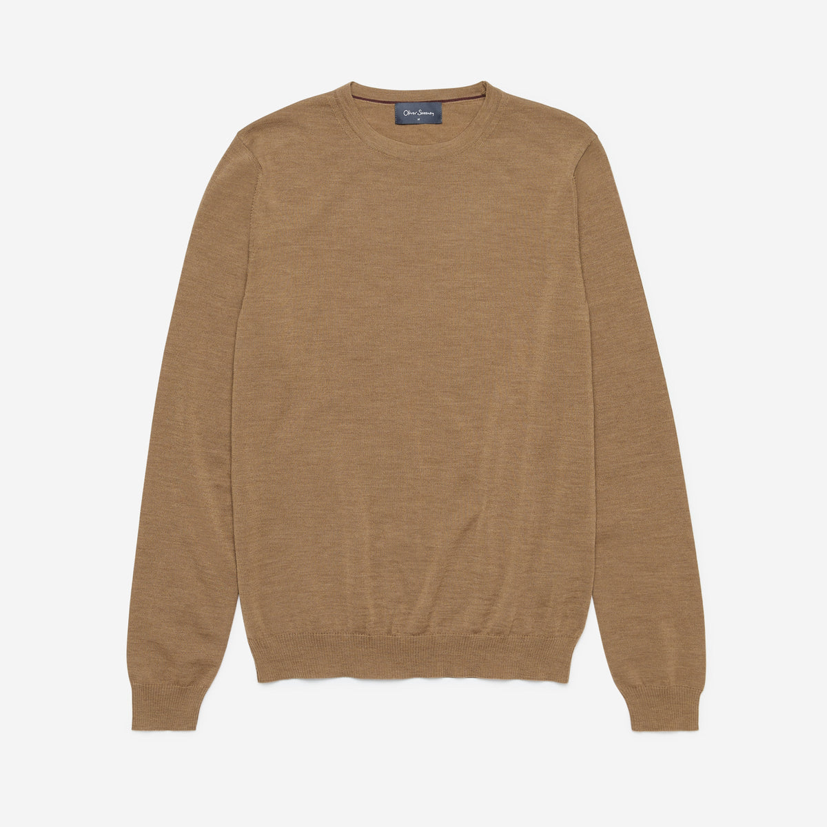 Camel merino 2024 wool jumper