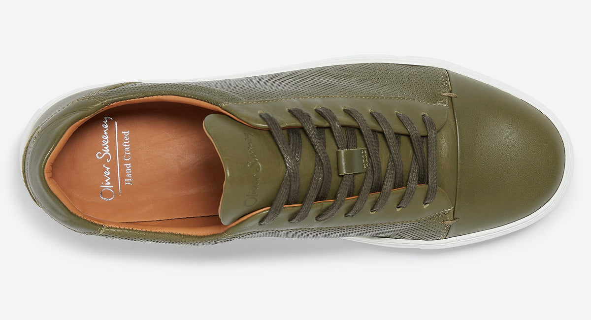 Almada Khaki Trainers | Men's Trainers | Oliver Sweeney