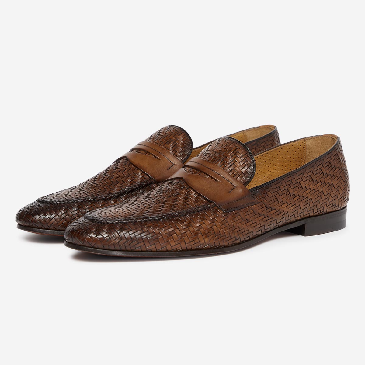 Ascara Tan | Woven Loafers | Men's Loafers | Oliver Sweeney