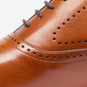 Closeup of Semi-brogueing