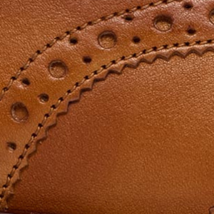 Closeup of Calf Leather upper