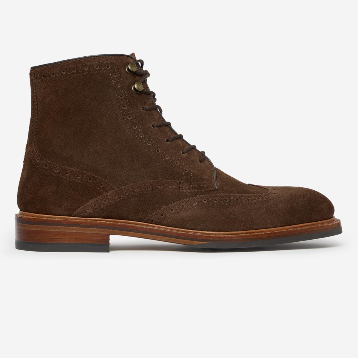 Blackwater Chocolate Brogue Boots | Men's Boots | Oliver Sweeney