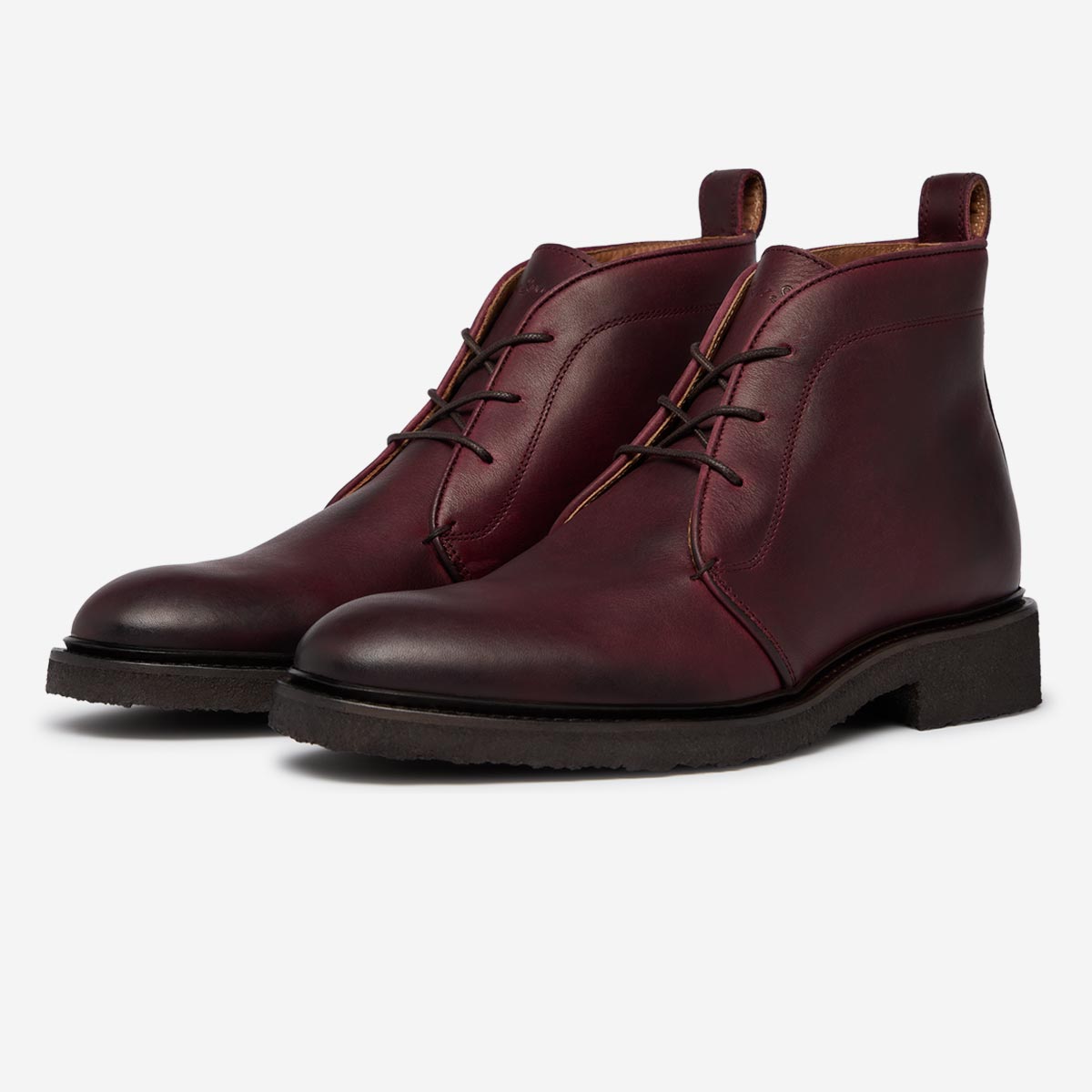 Bogada Burgundy Chukka Boots | Men's Boots | Oliver Sweeney