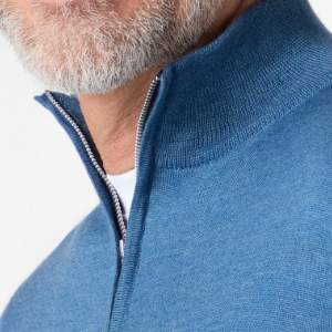 Closeup of Quarter zip