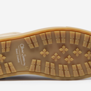 Closeup of Rubber cupsole with commando tread