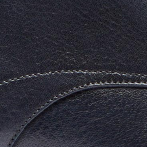 Closeup of Milled leather upper