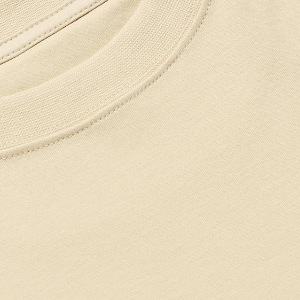 Closeup of 100% Double knit cotton jersey