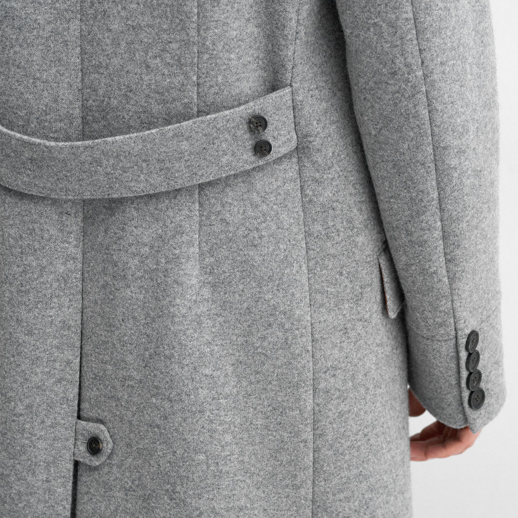 Men's grey coat