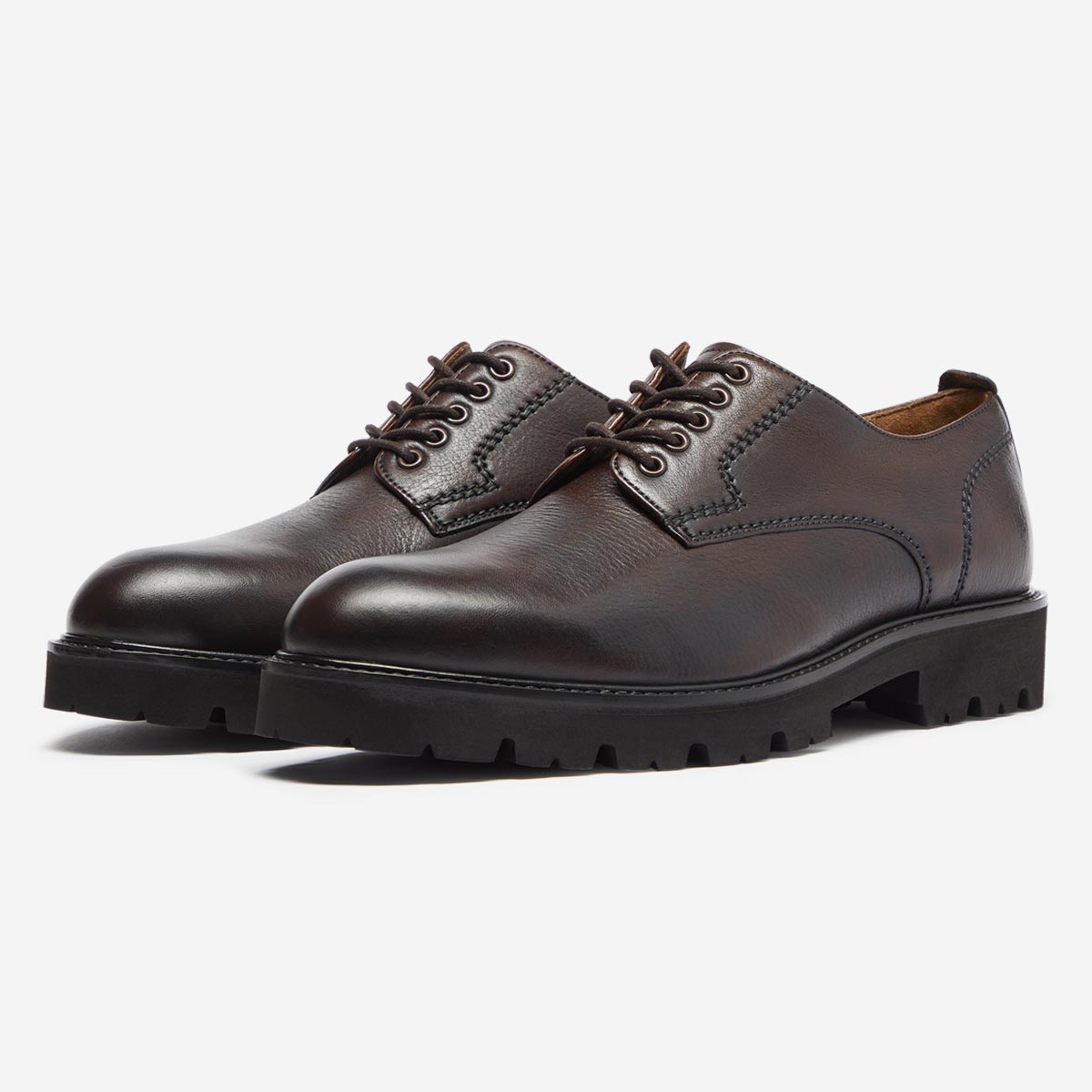 Glenlivet Brown Derby Shoes | Men's Shoes | Oliver Sweeney