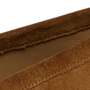 Closeup of Leather lining