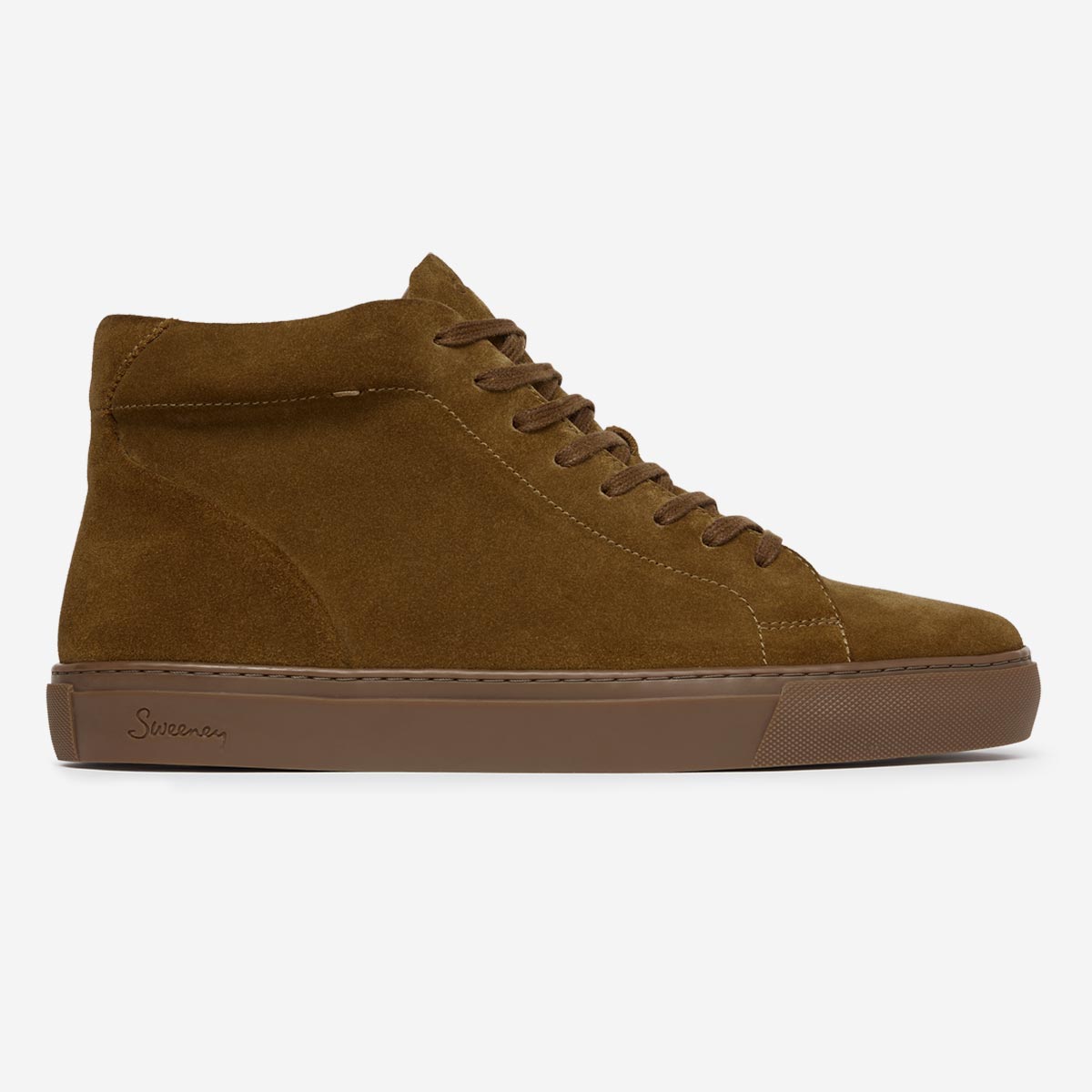 Laxey Tan Suede Trainers | Men's Trainers | Oliver Sweeney