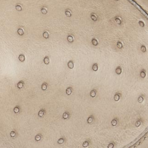 Closeup of Perforated leather detail