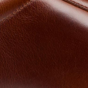 Closeup of Waxed calf leather upper