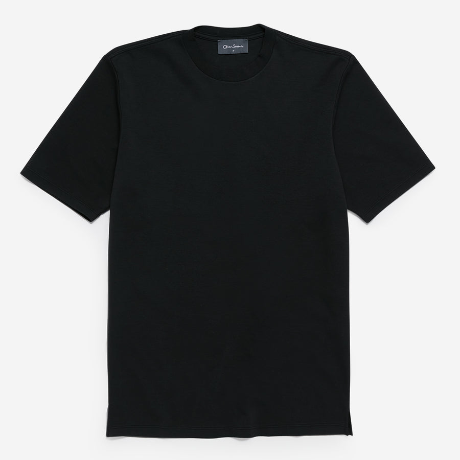 Palmela Black | Men's Jersey Cotton T-Shirt | Oliver Sweeney