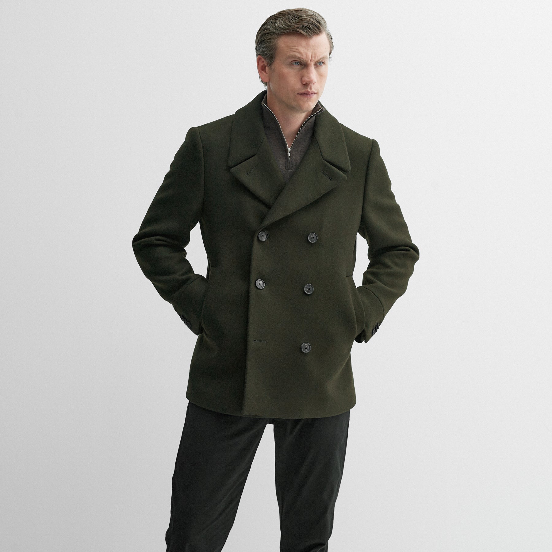 Green pea clearance coat mens