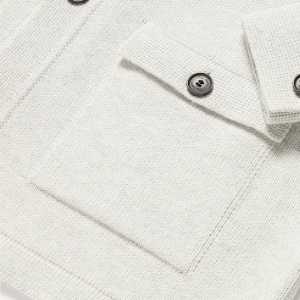 Closeup of Buttoned patch pockets