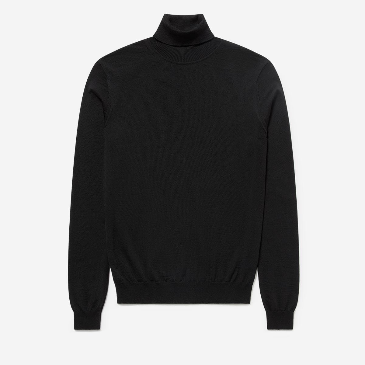 Black wool jumper hotsell