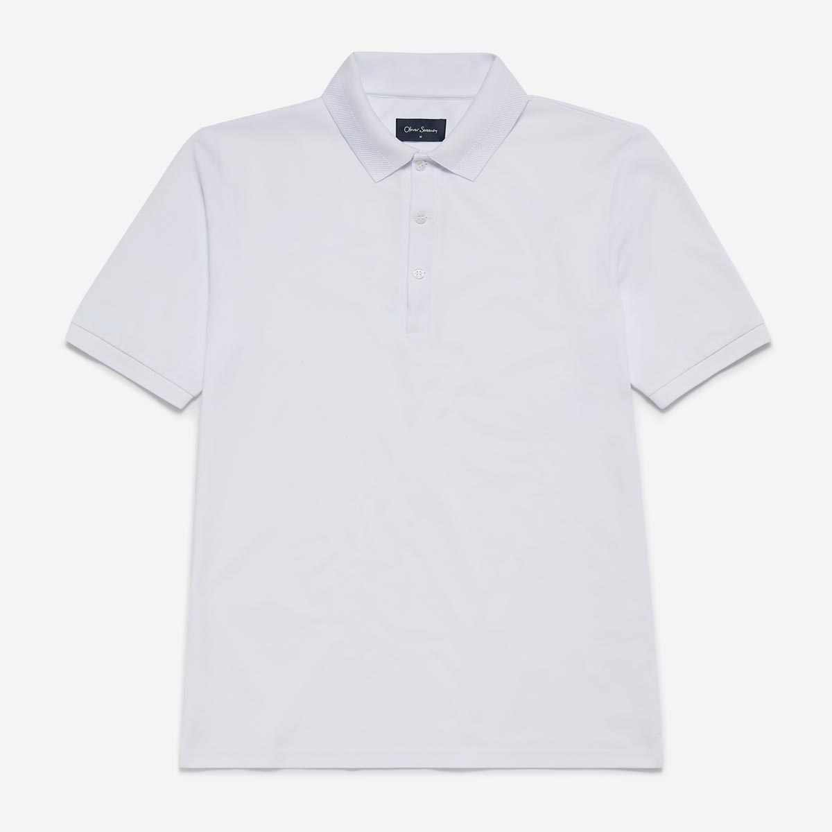 Tralee White Polo T-Shirt | Men's T-Shirts | Oliver Sweeney