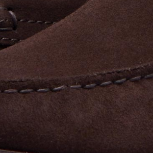 Closeup of Tonal 'Moc' toe stitching