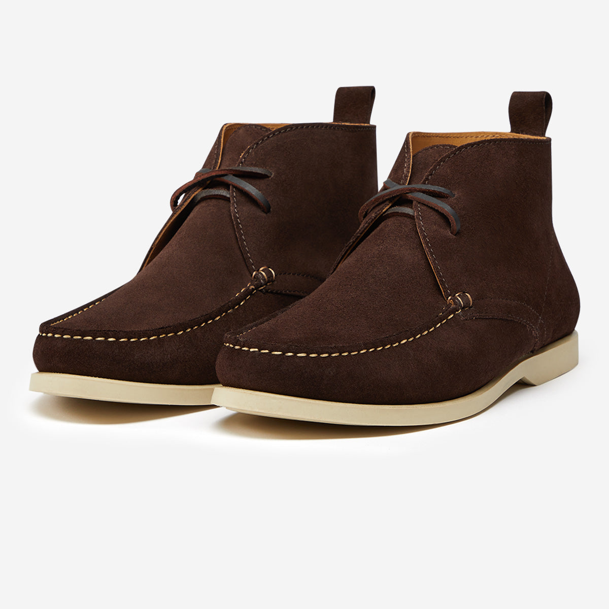 Bonar Chocolate | Suede Moccasin Boots | Men's Boots | Oliver Sweeney