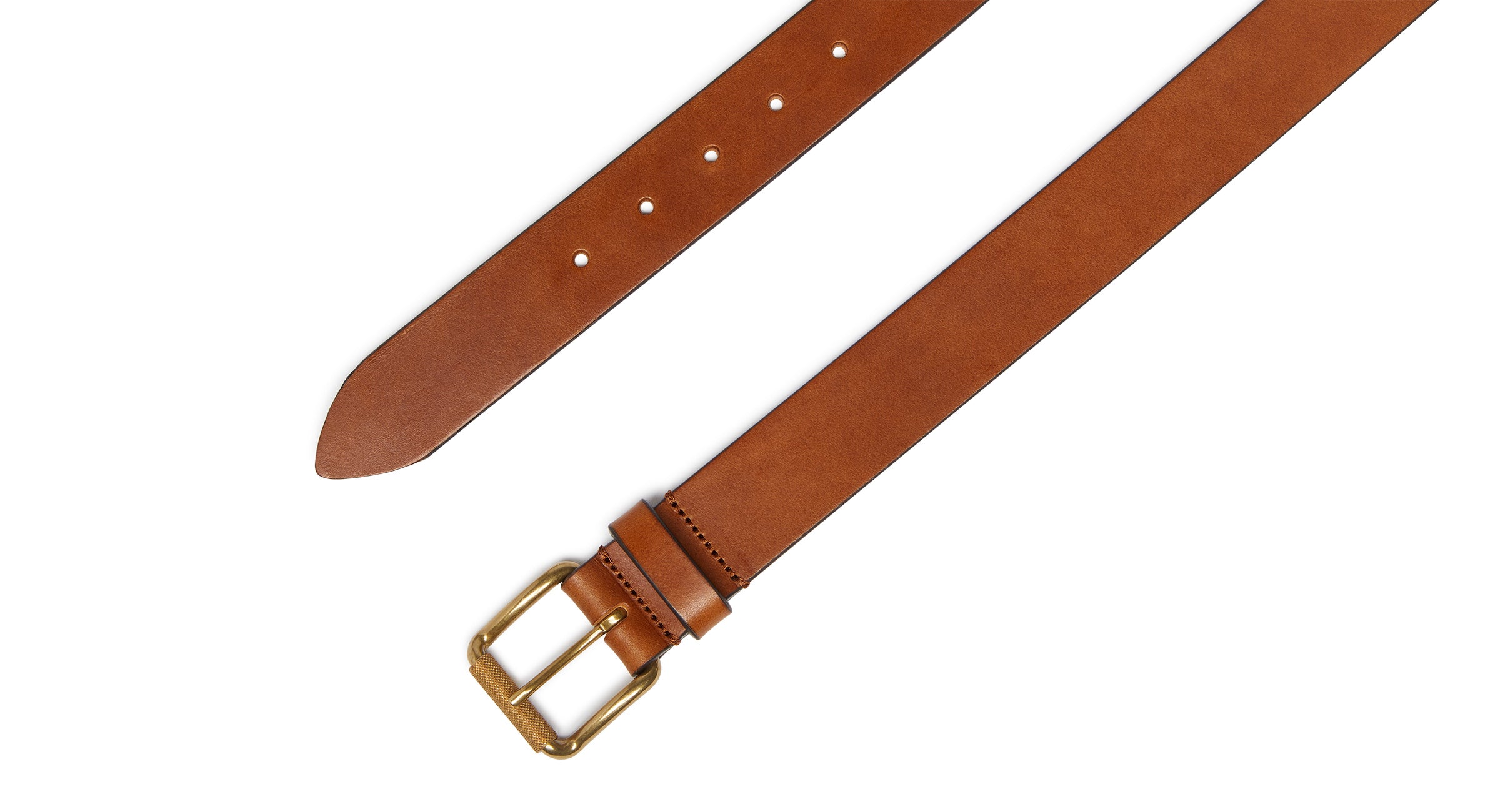 Oliver Sell Harness Leather Belt Brown - Made in USA, Belts