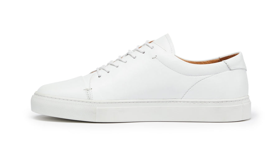 Grandola White | Leather Trainer | Men's Trainers | Oliver Sweeney