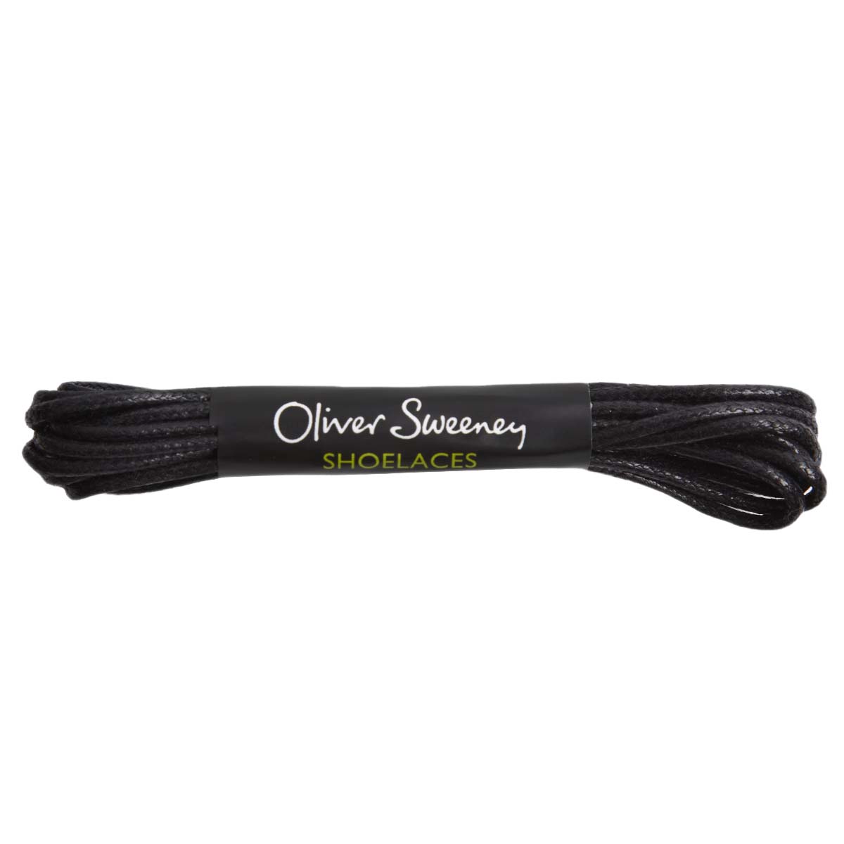 Thin clearance black shoelaces