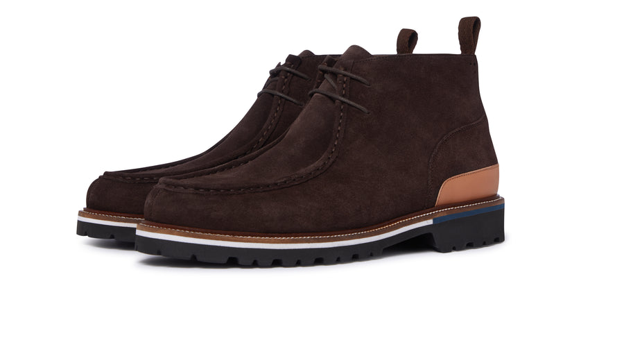 Leith Chocolate Boots | Oliver Sweeney