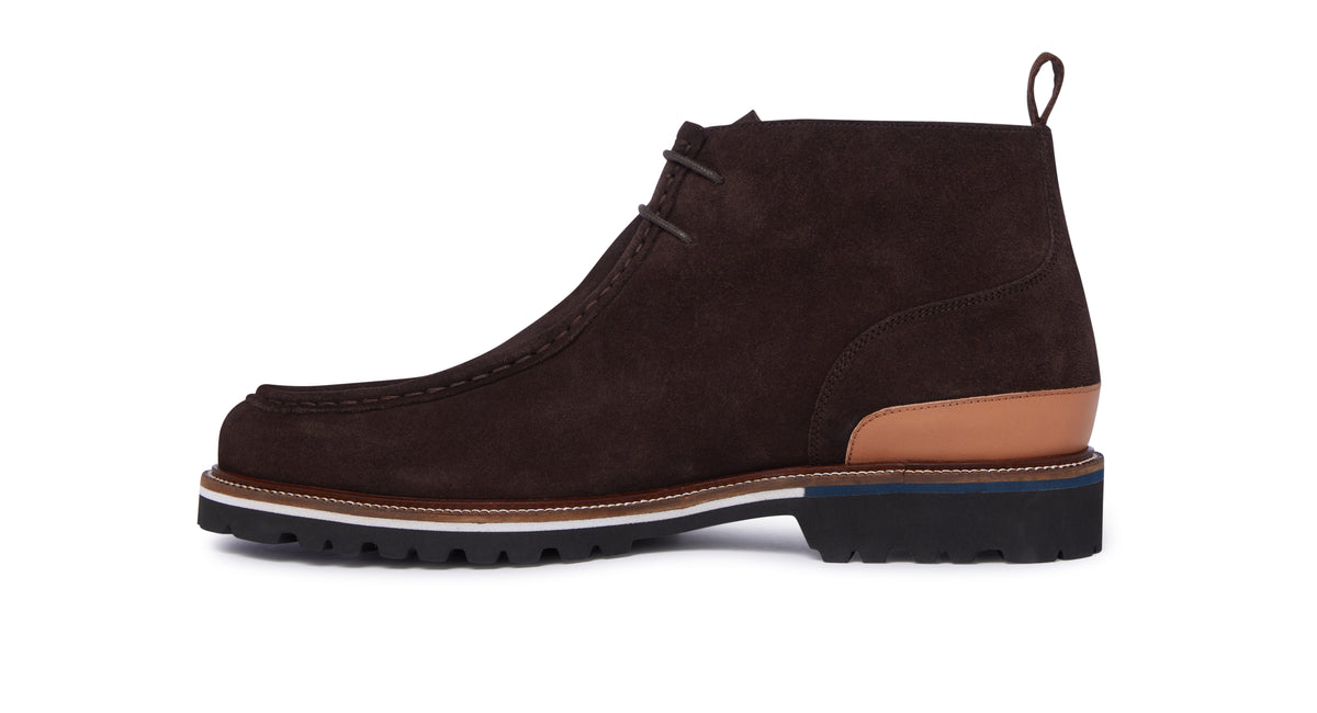 Leith Chocolate Boots | Oliver Sweeney