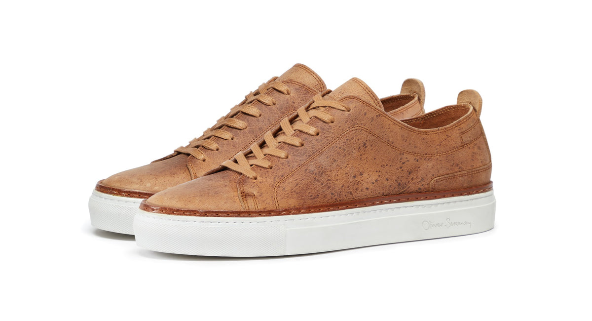 Outeiro Light Brown Trainers | Oliver Sweeney