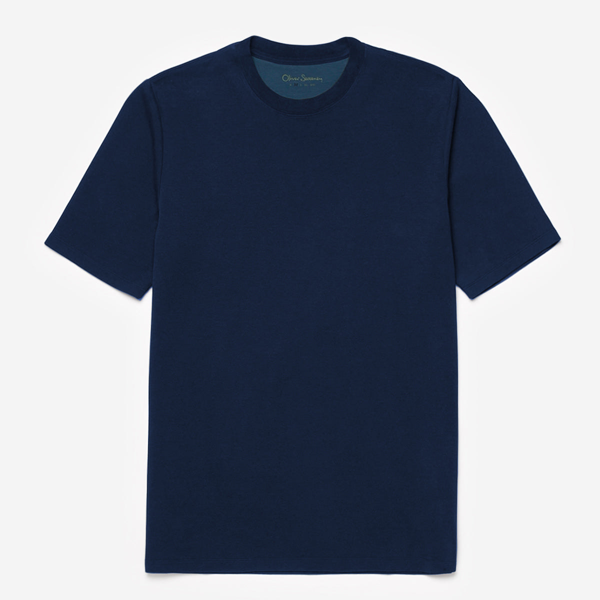Palmela Midnight Cotton T-Shirt | Men's T-Shirts | Oliver Sweeney