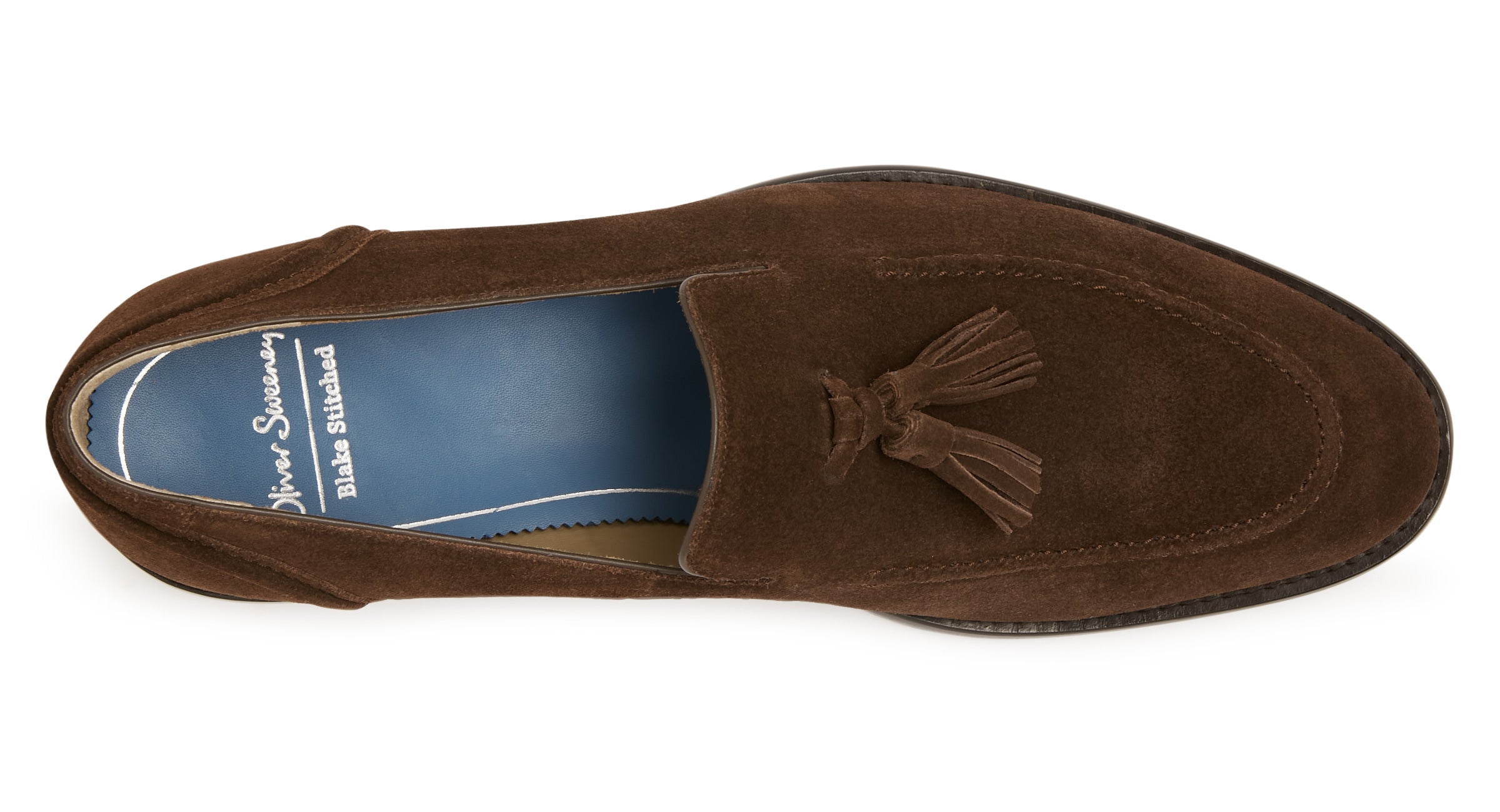 Plumtree Chocolate | Men's Suede Loafers | Oliver Sweeney