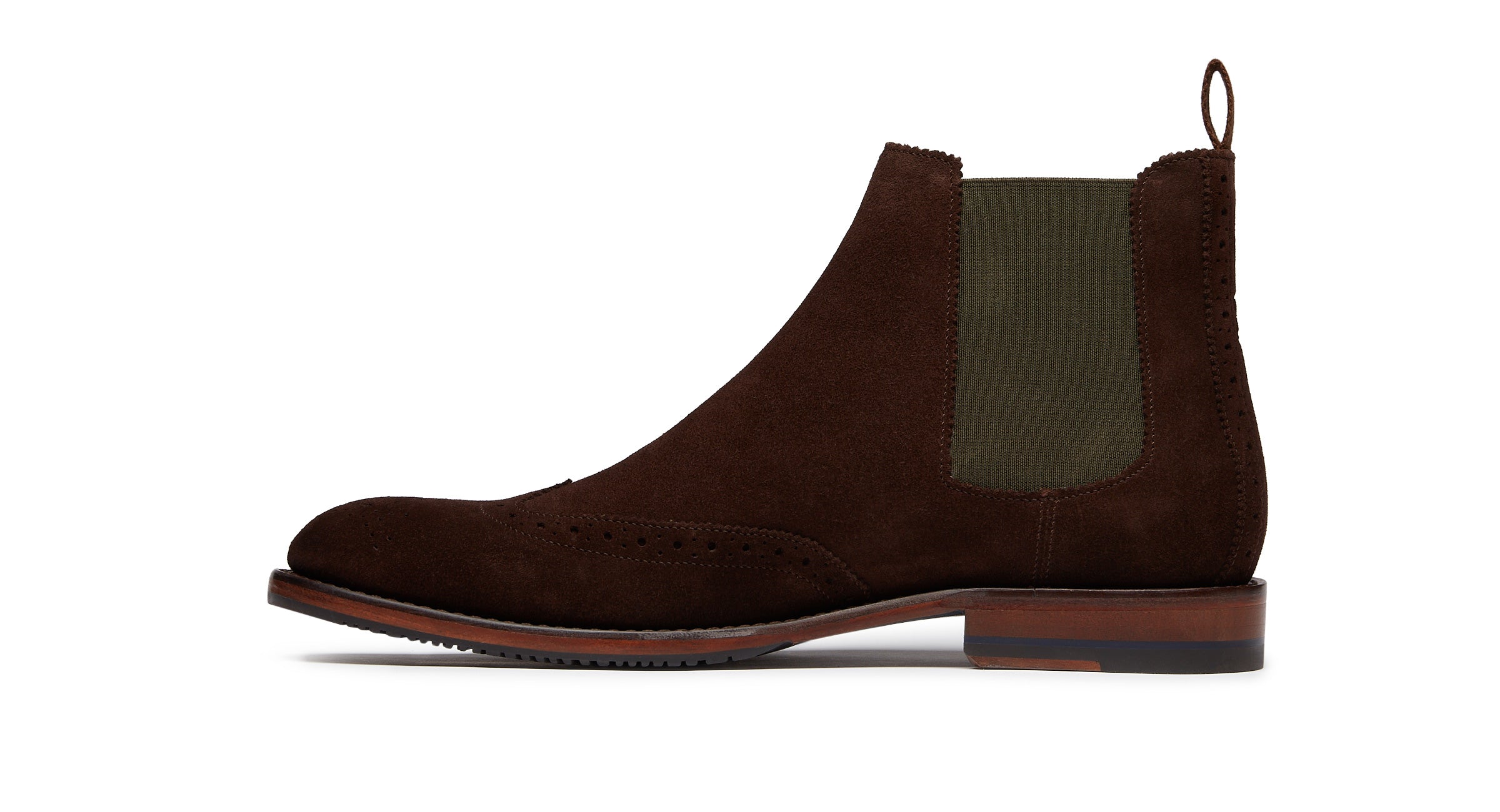 Portrush Chocolate | Suede Chelsea Boots | Mens Boots | Oliver Sweeney