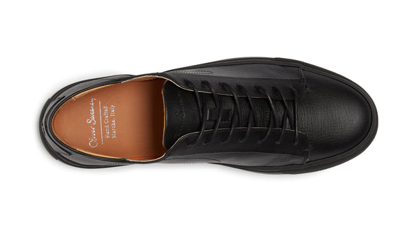 Sirolo Black | Leather Trainer | Men's Trainers | Oliver Sweeney