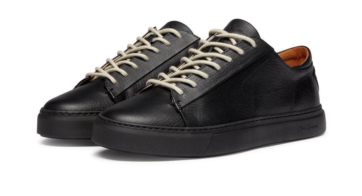 Sirolo Black | Leather Trainer | Men's Trainers | Oliver Sweeney