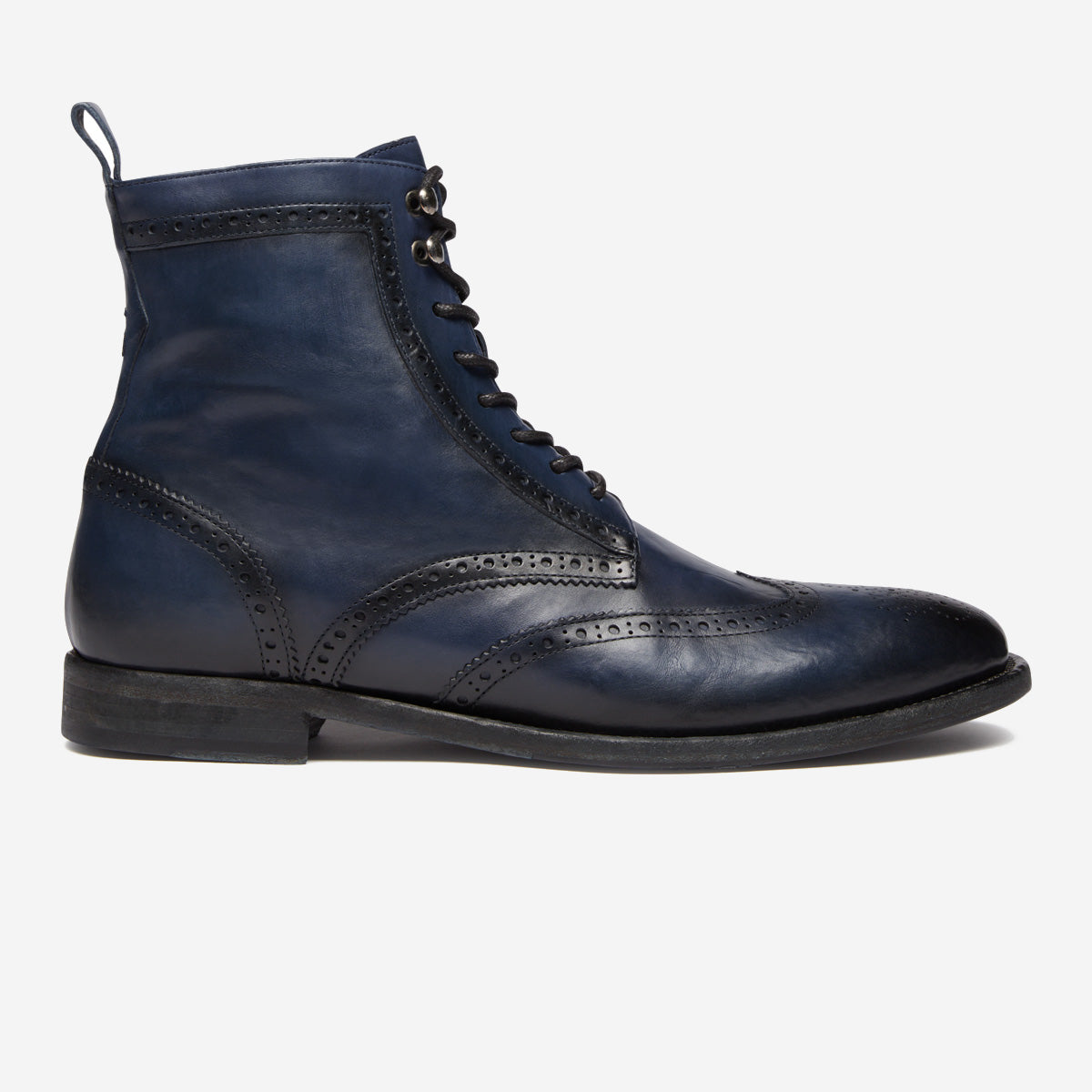 Blue 2025 brogue boots