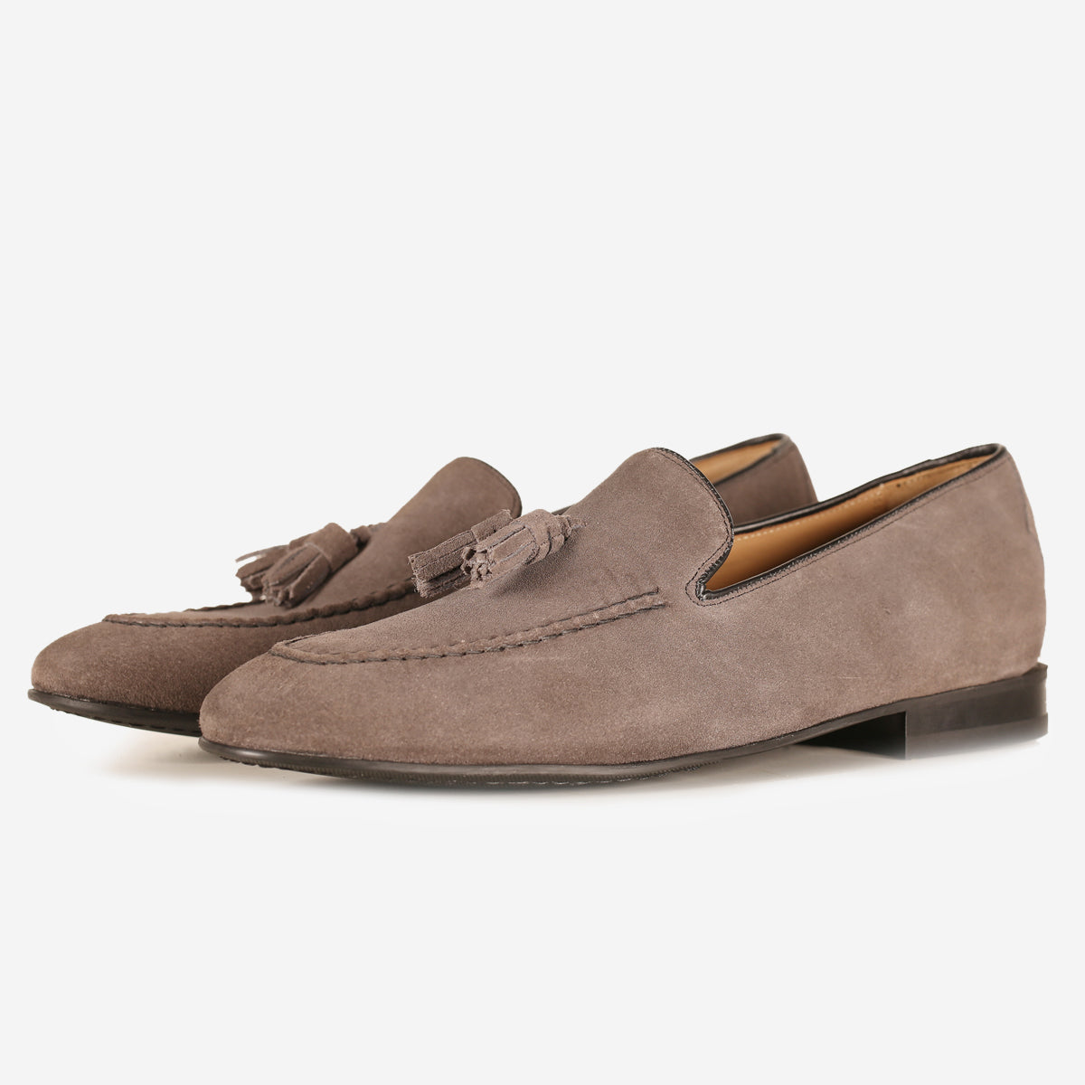 Grey on sale tassel loafers