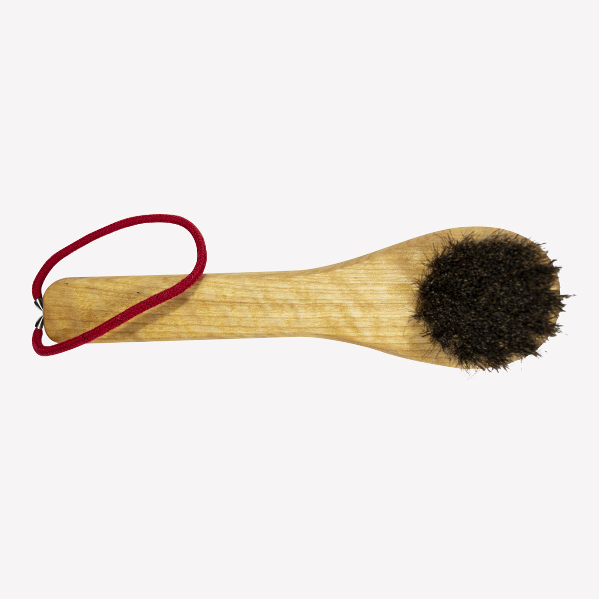 Shoe polish applicator bristle, with handle - Gottardo Brushes and brooms